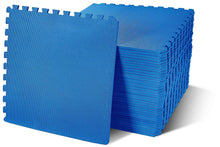 Load image into Gallery viewer, 1/2 Inch SUPER EXTRA Thick EVA Foam Mat with Interlocking Tiles 144 Square Feet for MMA, Exercise, Gymnastics and Home Gym Protective Flooring