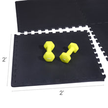 Load image into Gallery viewer, 1/2&quot; EXTRA Thick Puzzle Exercise Mat with EVA Foam Interlocking Tiles for MMA, Exercise, Gymnastics and Home Gym Protective Flooring, 24 Square Feet