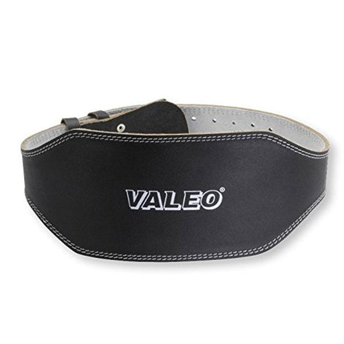 6-Inch Padded Leather Lifting Belt For Men And Women With Back Support for Weightlifting And Suede Lined Foam Lumbar Pad