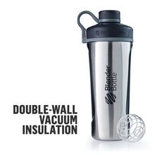 Load image into Gallery viewer, BlenderBottle 26oz Radian Insulated Stainless Steel Shaker Cup Black