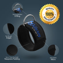 Load image into Gallery viewer, Ankle Straps for Cable Machine and Resistance Exercises (Pair)