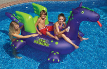 Load image into Gallery viewer, Pool Kids Giant Sea Dragon Inflatable Float Toy w/ 12V Air Pump