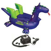 Load image into Gallery viewer,  Pool Kids Giant Sea Dragon Inflatable Float Toy w/ 110V Air Pump
